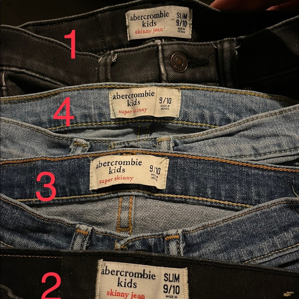 Boys Abercrombie Jeans 9/10